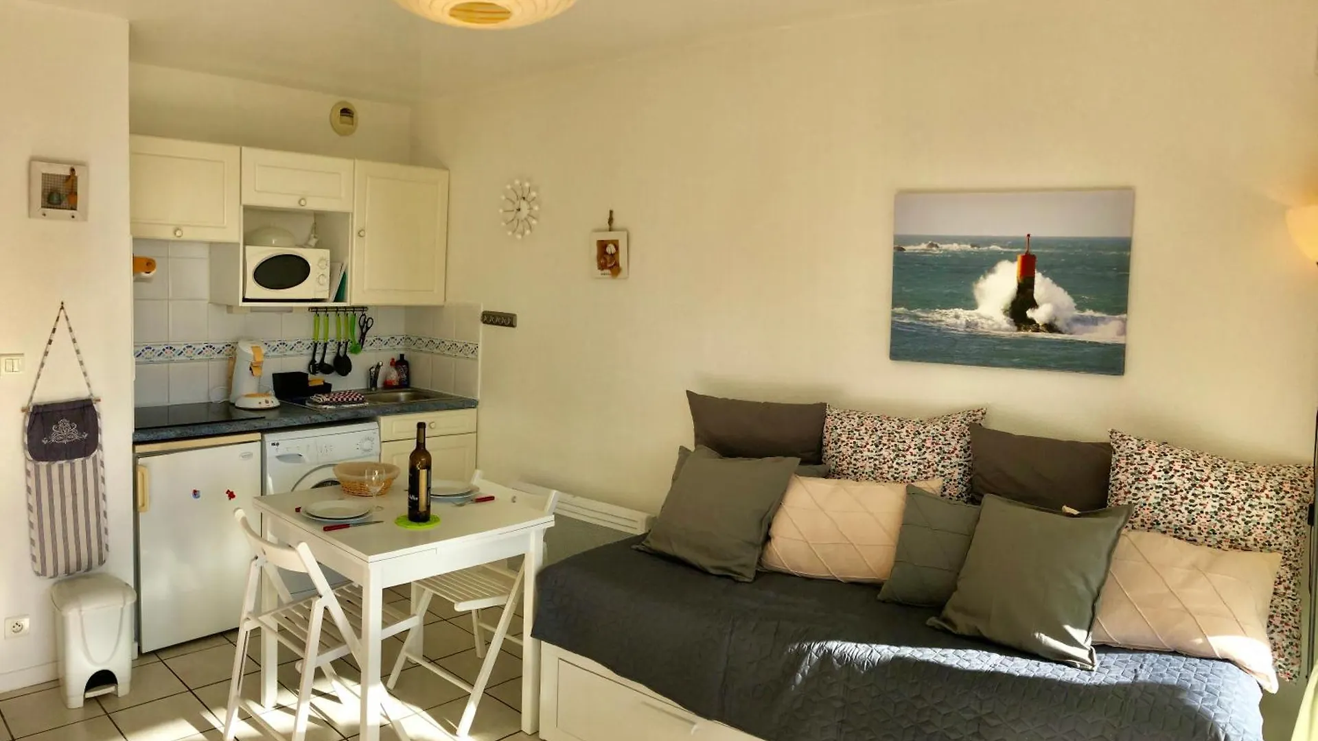 Studio Cabine Mega Cosy Bord De Mer - Terrasse Apartment Quiberon France